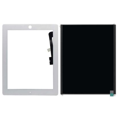 For IPad 4 (2012) Display - White