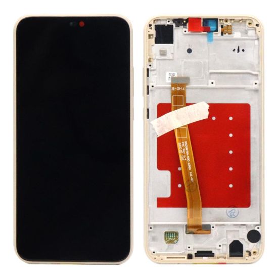 For Huawei P20 Lite Nova 3e Display with Frame - Gold