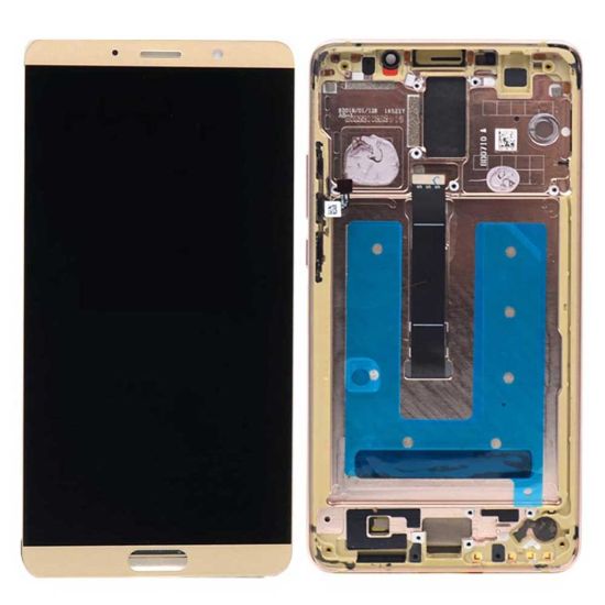 For Huawei Mate 10 MT10 Display with Frame - Gold