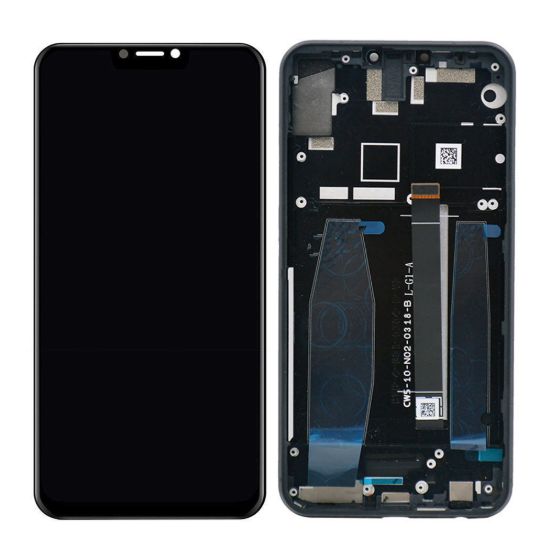 For ASUS Zenfone 5z ZS620KL ZE620KL Zenfone 5 2018 Display with Frame - Black
