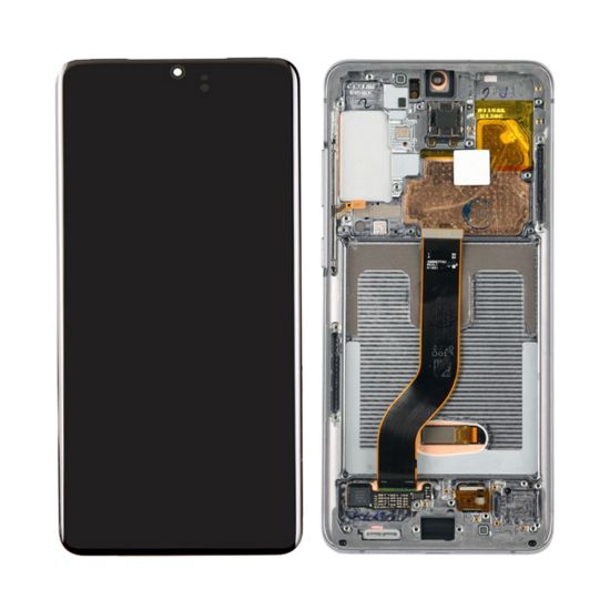 For Samsung Galaxy S20+ S20 Plus 5G G986 AMOLED Display Assembly with Frame - Gray