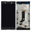 For Sony Xperia XA1 Ultra C7 Display with Dual SIM Frame - Black
