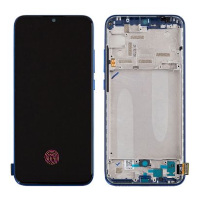 For Xiaomi Mi CC9e AMOLED Display Assembly with Frame - Blue