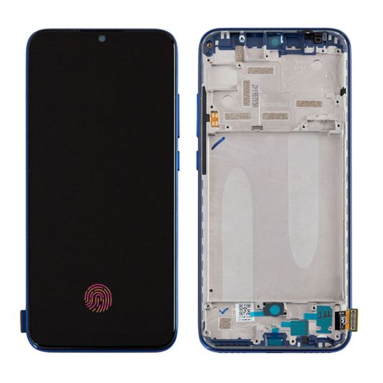 For Xiaomi Mi CC9e AMOLED Display Assembly with Frame - Blue