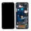 For LG Q7 Plus Q7+ Q610 Display with Single Sim Frame - Black