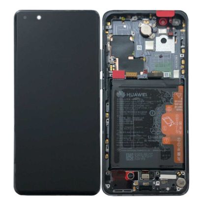 For Huawei P40 Pro OLED Display with Frame - Black
