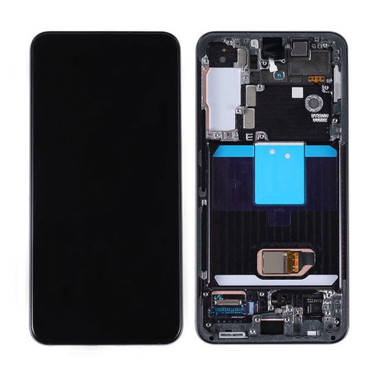 For Samsung Galaxy S22 5G AMOLED Display Assembly with Frame - Black