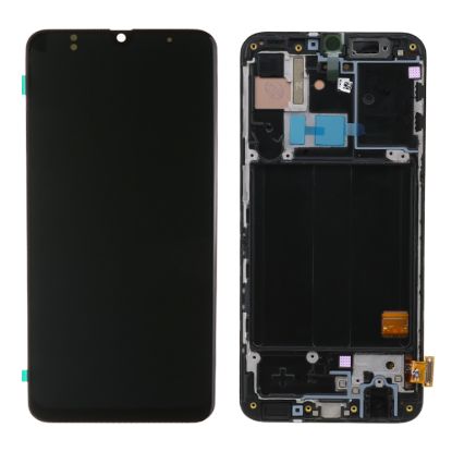For Samsung Galaxy A40 A405FN AMOLED Display Assembly with Frame - Black