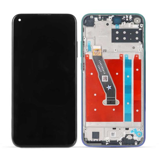 For Huawei P40 lite E / Y7P 2020 Display with Frame - Blue