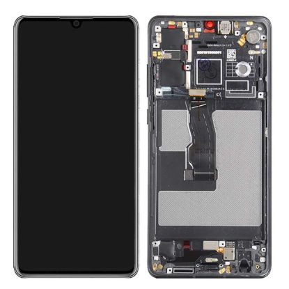 For Huawei P30 OLED Display with Frame - Black