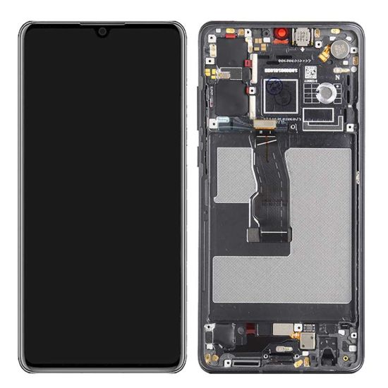 For Huawei P30 OLED Display with Frame - Black