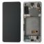 For Samsung Galaxy S21 Ultra 5G G998B AMOLED Display Assembly with Frame - Silver