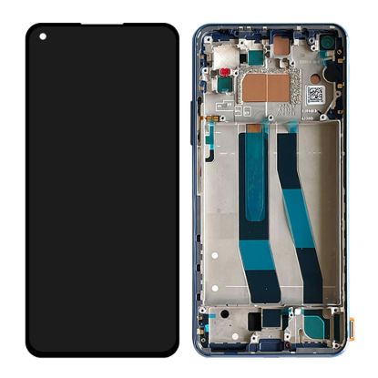 For Xiaomi Mi 11 Lite 5G AMOLED Display Assembly with Frame - Black