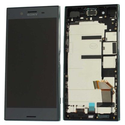 For Sony Xperia XZ Premium Display with Single SIM Frame - Black