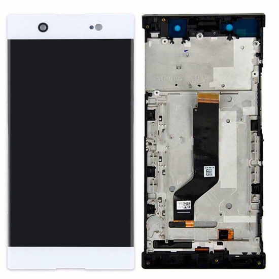 For Sony Xperia XA1 Ultra C7 Display with Dual SIM Frame - White
