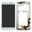 For LG Q7 X210 Display with Frame - White