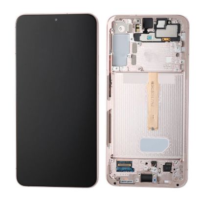 For Samsung Galaxy S22 Plus 5G AMOLED Display Assembly with Frame - Gold