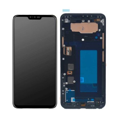 For LG V40 ThinQ V405 OLED Display with Frame - Black