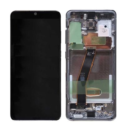 For Samsung Galaxy S20 G980 AMOLED Display Assembly with Frame - Pink
