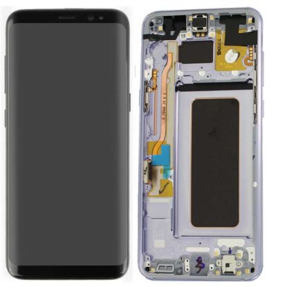 For Samsung Galaxy S8 Plus G955 AMOLED Display Assembly with Frame - Orchid Gray