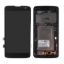 For LG Q7 X210 Display with Frame - Black