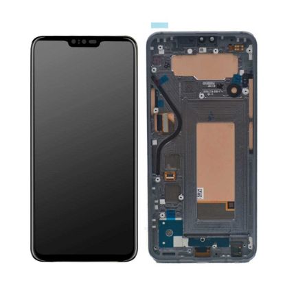 For LG V40 ThinQ V405 OLED Display with Frame - Gray