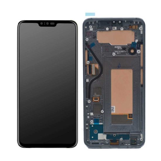 For LG V40 ThinQ V405 OLED Display with Frame - Gray