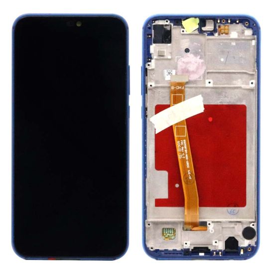 For Huawei P20 Lite Nova 3e Display with Frame - Blue