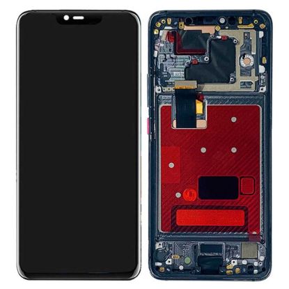 For Huawei Mate 20 Pro OLED Display with Frame and Fingerprint - Blue
