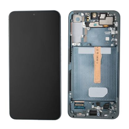 For Samsung Galaxy S22 Plus 5G AMOLED Display Assembly with Frame - Green