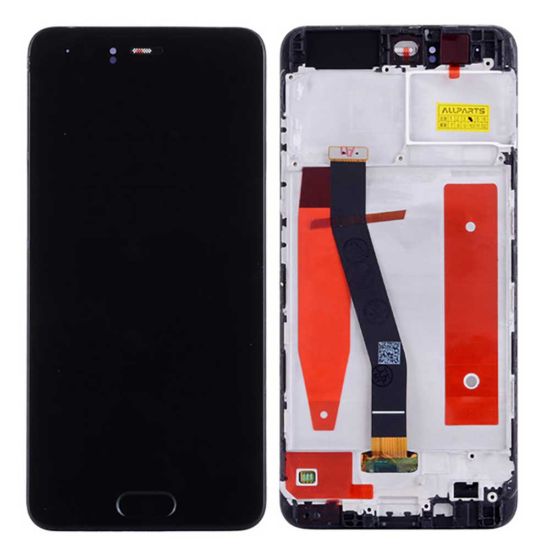 For Huawei P10 Display with Frame - Black
