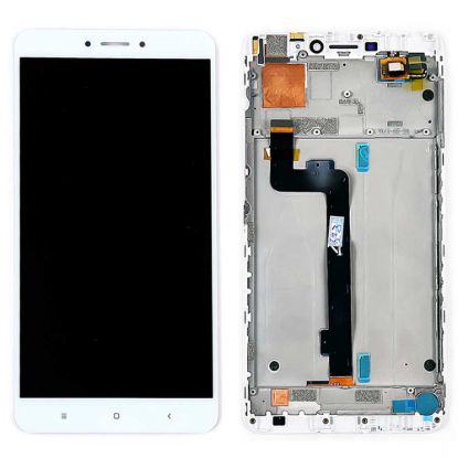 For Xiaomi Mi Max 2 Max2 Display Assembly with Frame - White