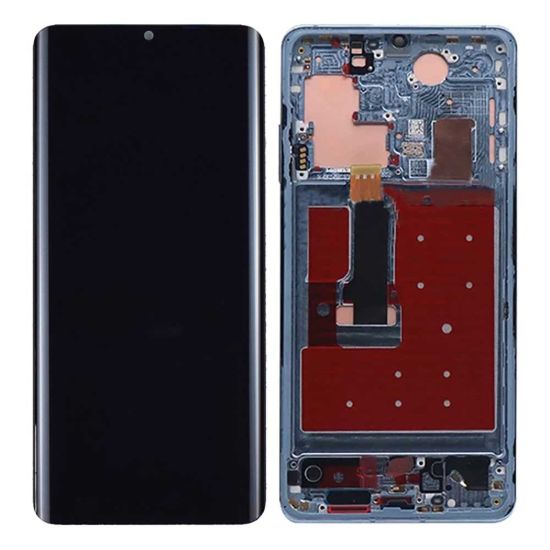 For Huawei P30 Pro OLED Display with Frame - Red