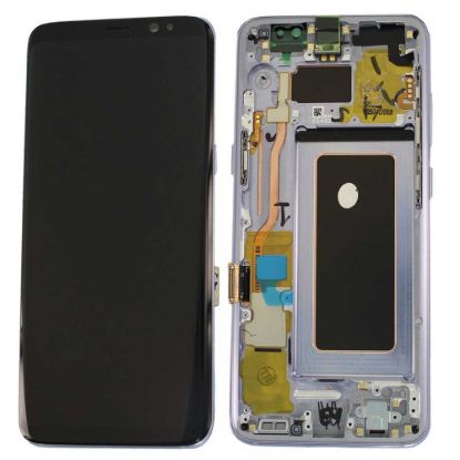 For Samsung Galaxy S8 G950 AMOLED Display Assembly with Frame - Orchid Gray