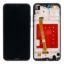 For Huawei P20 Lite Nova 3e Display with Frame - Black