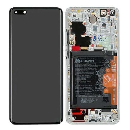 For Huawei P40 Pro OLED Display with Frame - White