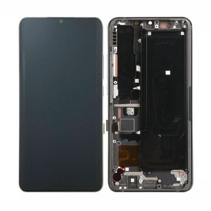 For Xiaomi Mi Note 10 AMOLED Display Assembly with Frame - Black