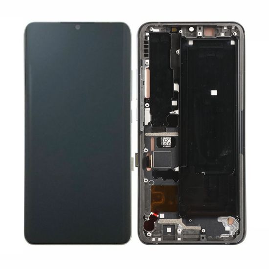 For Xiaomi Mi Note 10 AMOLED Display Assembly with Frame - Black