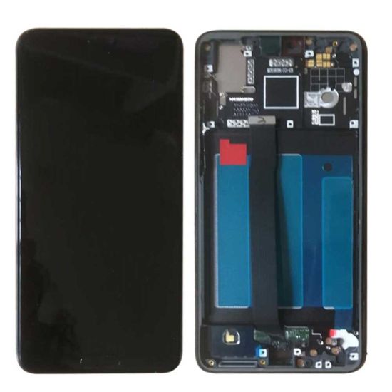 For Huawei P20 Display with Frame - Black