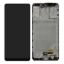 For AMOLED Samsung Galaxy A31 A315F Display Assembly with Frame - Black