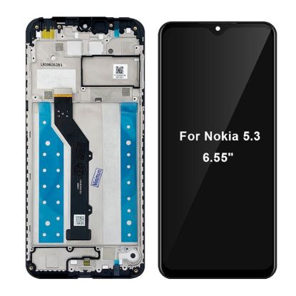 For Nokia 5.3 Display Assembly with Frame