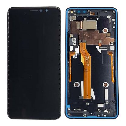 For HTC U11 EYES Screen Digitizer Assembly with Frame - Blue