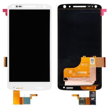 For Motorola Moto DROID Turbo 2 Display - White
