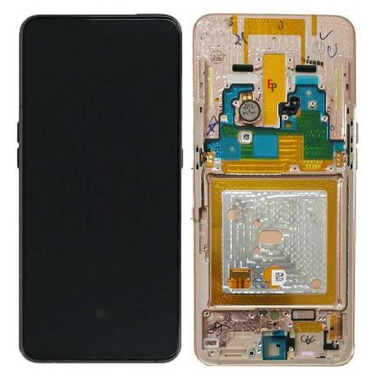 For Samsung Galaxy A80 A805F AMOLED Display Assembly with Frame - Gold