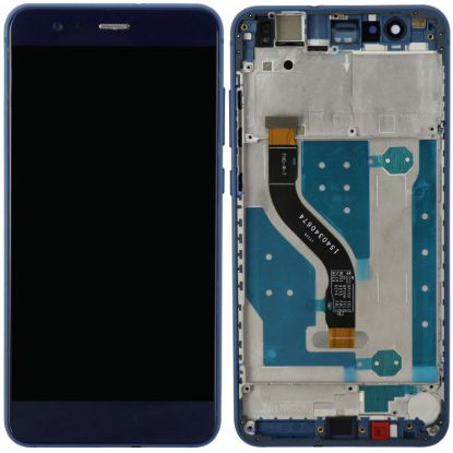 For Huawei P10 Lite Nova Youth Display with Frame - Blue