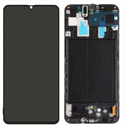 For Samsung Galaxy A70 A705 AMOLED Display Assembly with Frame - Black