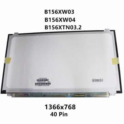 For B156XW04 V.1 HW0A Display HD 1366x768 15.6 inch 40 Pins