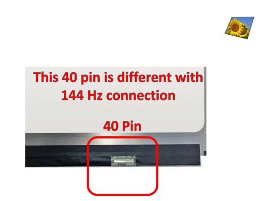Sharp LQ156M1JW09 240Hz FHD 15.6" Matte 40pin LCD Non-Touch Screen