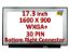 New Display for Lenovo FRU 5D10W46595 NT173WDM-N23 V8.0 17.3" HD+ LCD LED Screen