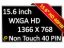 LAPTOP LED LCD SCREEN 15.6 FOR GATEWAY NV55C56U COMPATIBLE